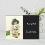 Invitation de fête vintage (Debout devant)