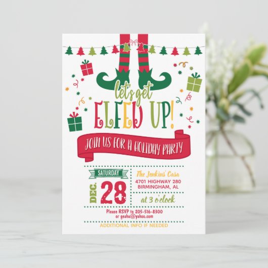 Invitation de Fêtes - WH (Debout devant)