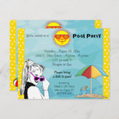 Invitation de feu et de réception au bord de la (Devant / Derrière)