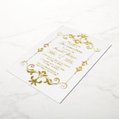 Invitation de feuille Quinceañera (Rotation)