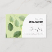 Invitation de feuilles d'eucalyptus verdure magnif (Devant)