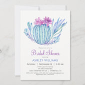 Invitation de Fiançailles aux Succulentes (Devant)