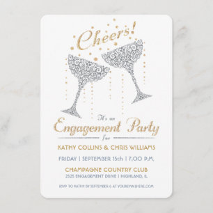 Invitation de fiançailles avec acclamation de cham