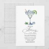 Invitation de Fiançailles Classieuse Margs & Matri
