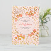 Invitation de fiançailles de chute (Debout devant)