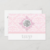 Invitation de fiançailles de mariage islamique à D (Devant / Derrière)