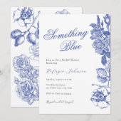 Invitation de Fiançailles Something Blue (Devant / Derrière)