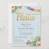 Invitation de Fiesta Baby shower (Devant)