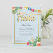 Invitation de Fiesta Baby shower (Debout devant)