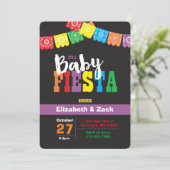Invitation de Fiesta Baby shower (Debout devant)