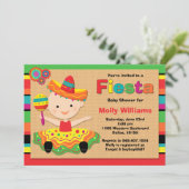 Invitation de Fiesta Baby shower (Debout devant)