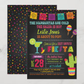 Invitation de Fiesta Baby shower (Devant / Derrière)