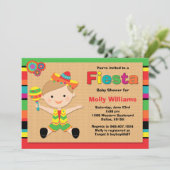 Invitation de Fiesta Baby shower (Debout devant)