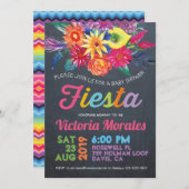 Invitation de Fiesta Baby shower Party (Devant / Derrière)