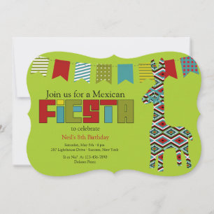 Invitation de Fiesta Burro