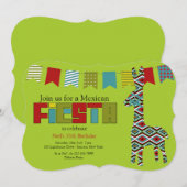 Invitation de Fiesta Burro (Devant / Derrière)