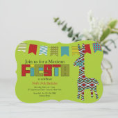 Invitation de Fiesta Burro (Debout devant)