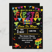 Invitation de Fiesta Cinco De Mayo (Devant / Derrière)