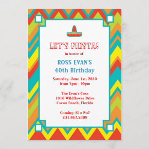 Invitation de Fiesta Cinco De Mayo