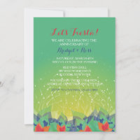 Invitation de fiesta de pétard