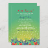 Invitation de fiesta de pétard (Devant / Derrière)