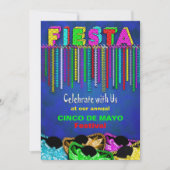 INVITATION DE FIESTA PARTY - CINCO DE MAY0 - BRILL (Devant)