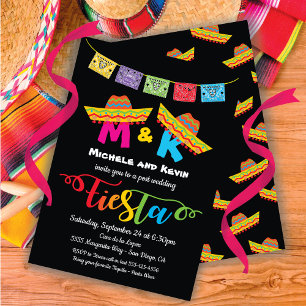 Invitation de Fiesta Post Mariage mexicaine