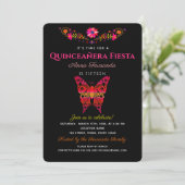 Invitation de Fiesta Quinceañera (Debout devant)