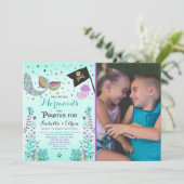 Invitation de fille de garçon d'enfant de mêmes (Debout devant)