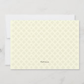 Invitation de fille de patineur (Dos)