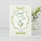 Invitation de Fille d'Honneur 'Bride in a Tini Bit (Debout devant)