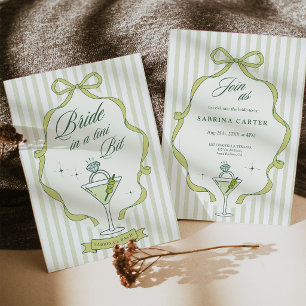 Invitation de Fille d'Honneur 'Bride in a Tini Bit