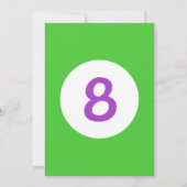 Invitation de fille du football, fête (Dos)