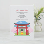 Invitation de fille japonaise (Debout devant)
