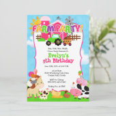 Invitation de filles à la ferme - Anniversaire de (Debout devant)