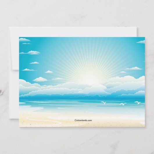 Invitation de filles bikini (Dos)