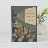 Invitation de film ancien (Debout devant)