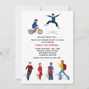 Invitation de fin d'année scolaire
