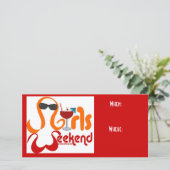 Invitation de fin de semaine pour filles (Debout devant)