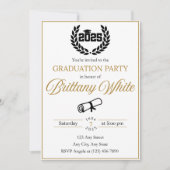 Invitation de fin d'études 2025 (Devant)