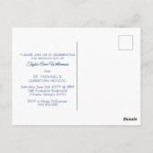 Invitation de fin d'études au collège avec une pho (Dos)