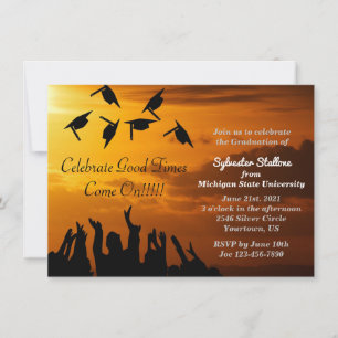 Invitation de fin d'études Chapeaux dans l'Air