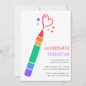 Invitation de fin d'études de la petite maternelle (Devant)