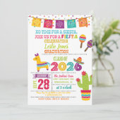 Invitation de fin d'études Fiesta 2026 - Blanc (Debout devant)