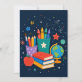 Invitation de fin d'études maternelles | Promotion (Dos)