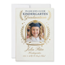 Invitation de fin d'études pour enfants, maternell