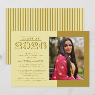 INVITATION DE FIN D'ÉTUDES PROMOTION 2026 CLASSIQU
