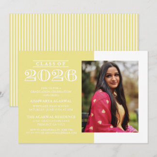 INVITATION DE FIN D'ÉTUDES PROMOTION 2026 CLASSIQU