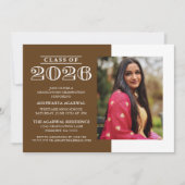 INVITATION DE FIN D'ÉTUDES PROMOTION 2026 CLASSIQU (Devant)