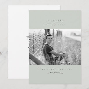 Invitation de fin d'études Serif Clean